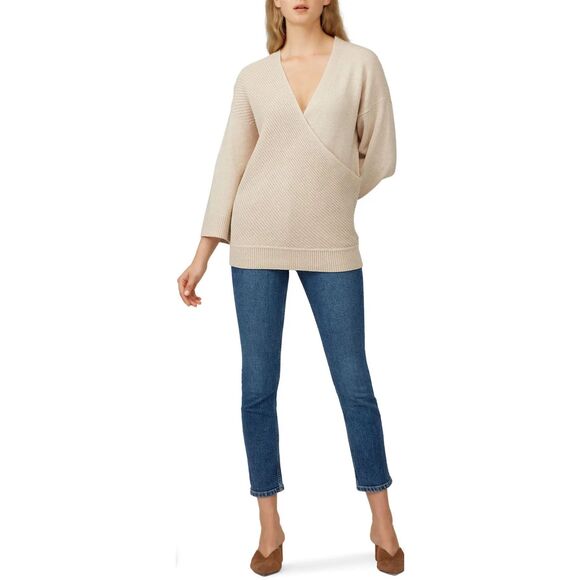 Charli Lanie Camel Wool Sweater Rent the runway Preloved XS/S $182 - Picture 1 of 5